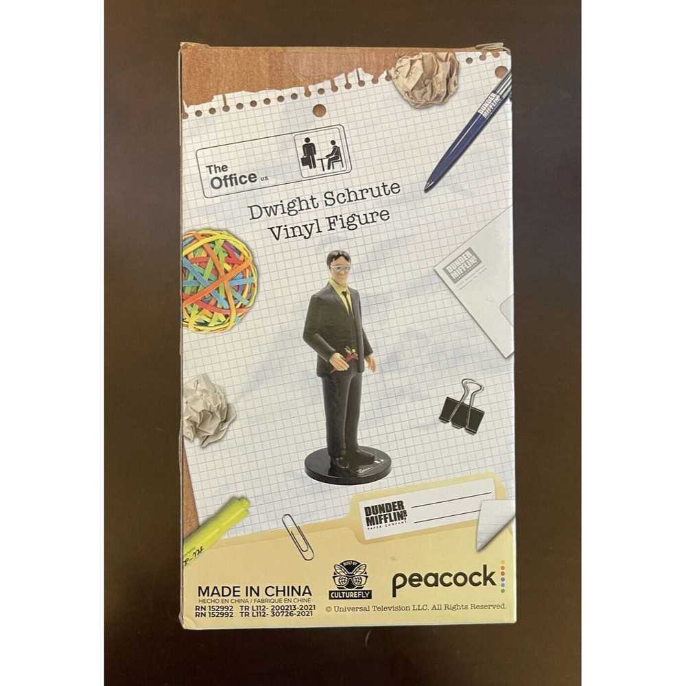 The Office Dwight Schrute Collectible Vinyl Figure Culturefly Figurine Plant - Picture 3 of 3